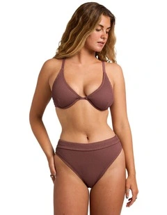 Summer Hi Reese DD Under Wire Bikini Top Espresso