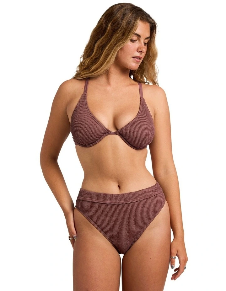Summer Hi Reese DD Under Wire Bikini Top Espresso image 1