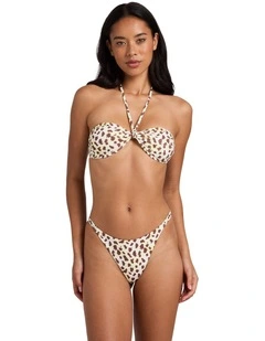Tides Rave Halt Bandeau Bikini Top in Multi