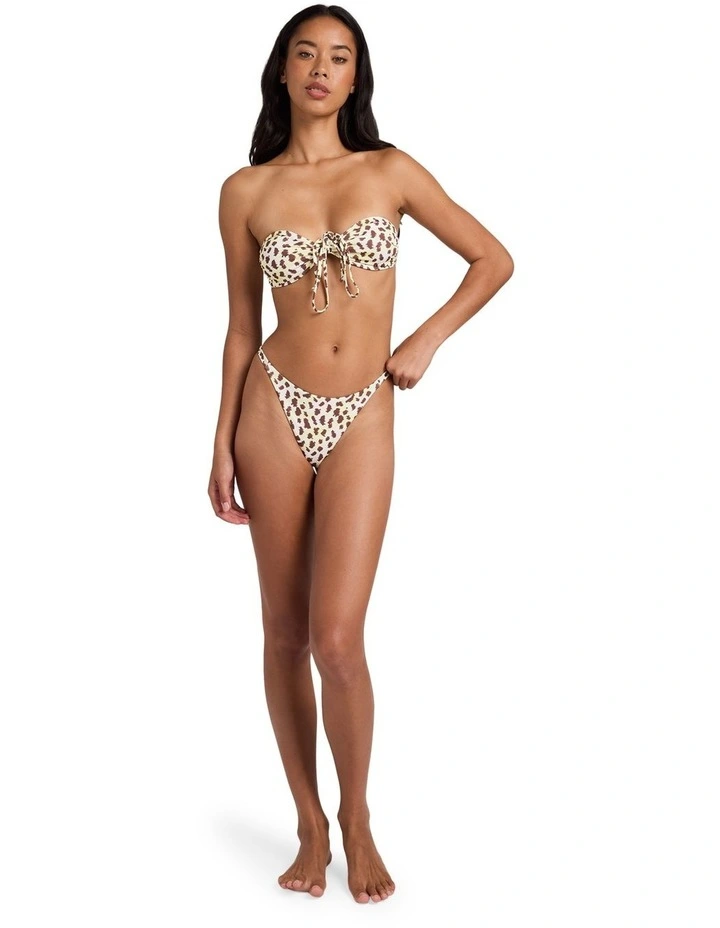 Tides Rave Halt Bandeau Bikini Top in Multi image 5