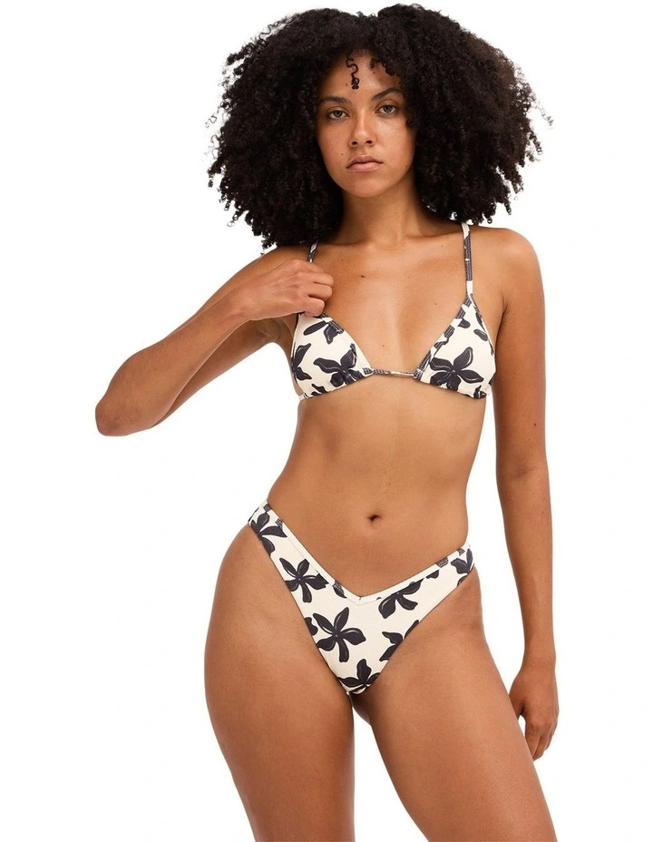 Dusk To Dawn Mini Slide Tri Bikini Trop in Salt Crystal image 1