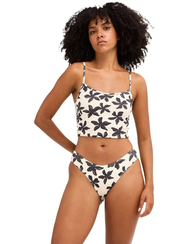 Dusk To Dawn Surf Tank Bikini Top in Salt Crystal image 1