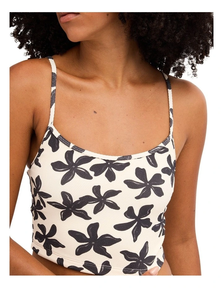 Dusk To Dawn Surf Tank Bikini Top in Salt Crystal image 4