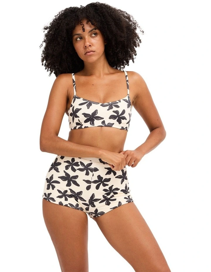 Dusk To Dawn Lila DD Bralette Bikini Top in Salt Crystal image 1