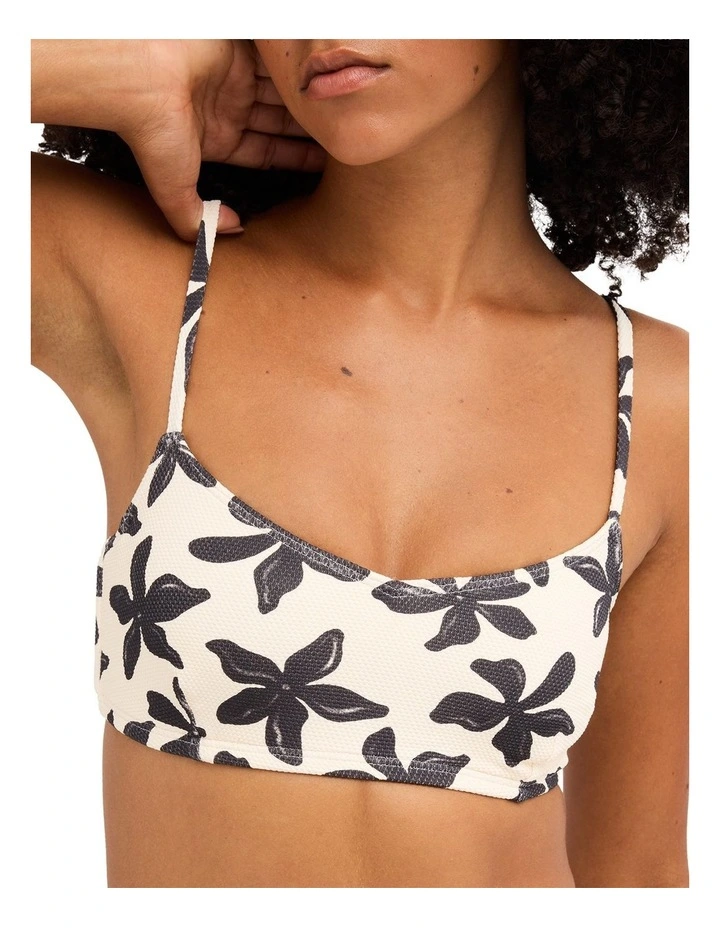 Dusk To Dawn Lila DD Bralette Bikini Top in Salt Crystal image 4