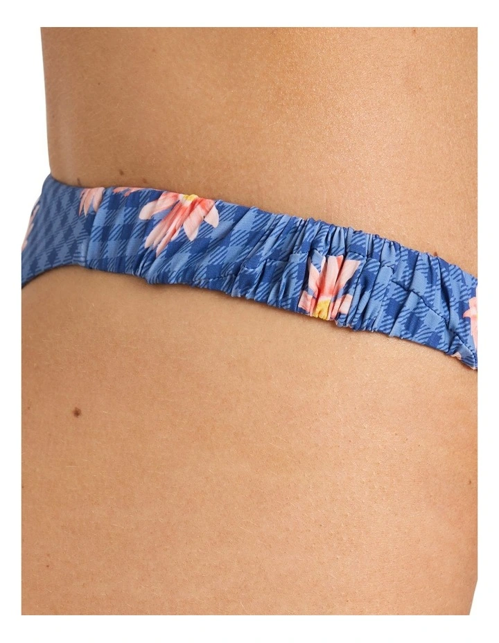 Western Sky Sunni Scrunch Bikini Bottom True in Navy image 4