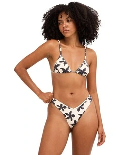 Dusk To Dawn V Hike Bikini Bottom in Salt Crystal
