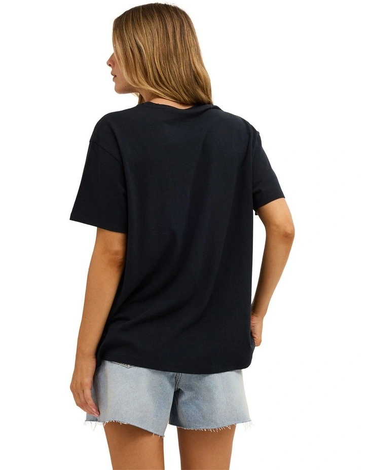 Pacific T-Shirt Off in Black image 2
