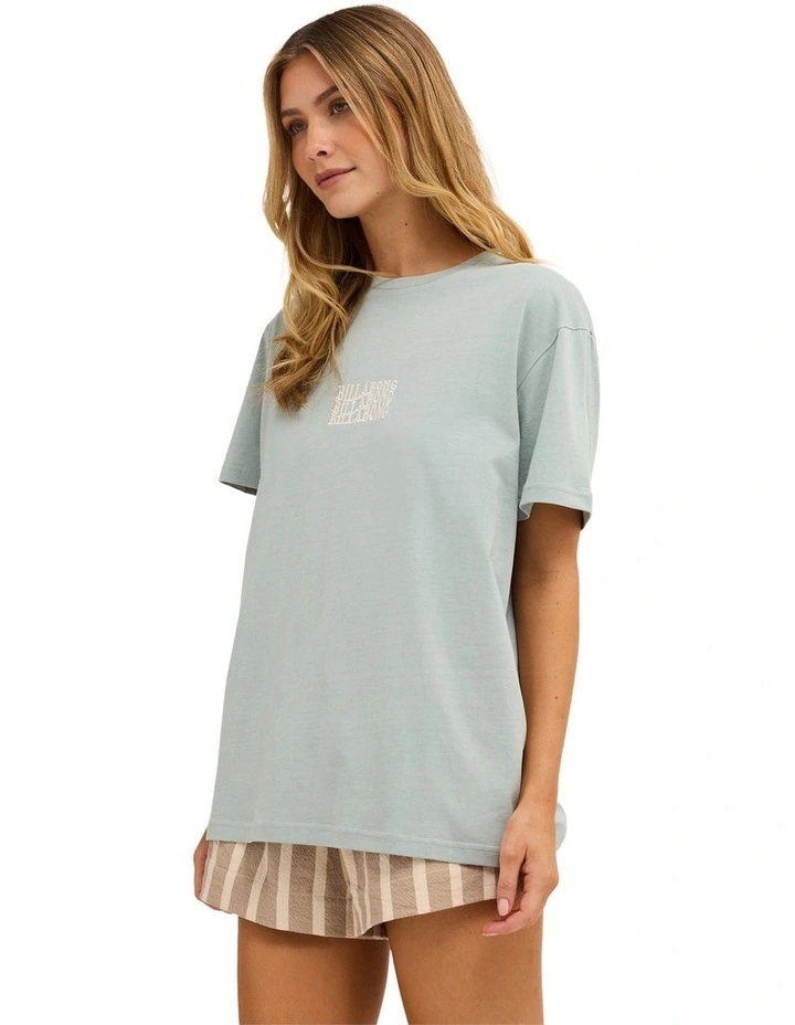 Surf High T-Shirt in Blue Light image 3