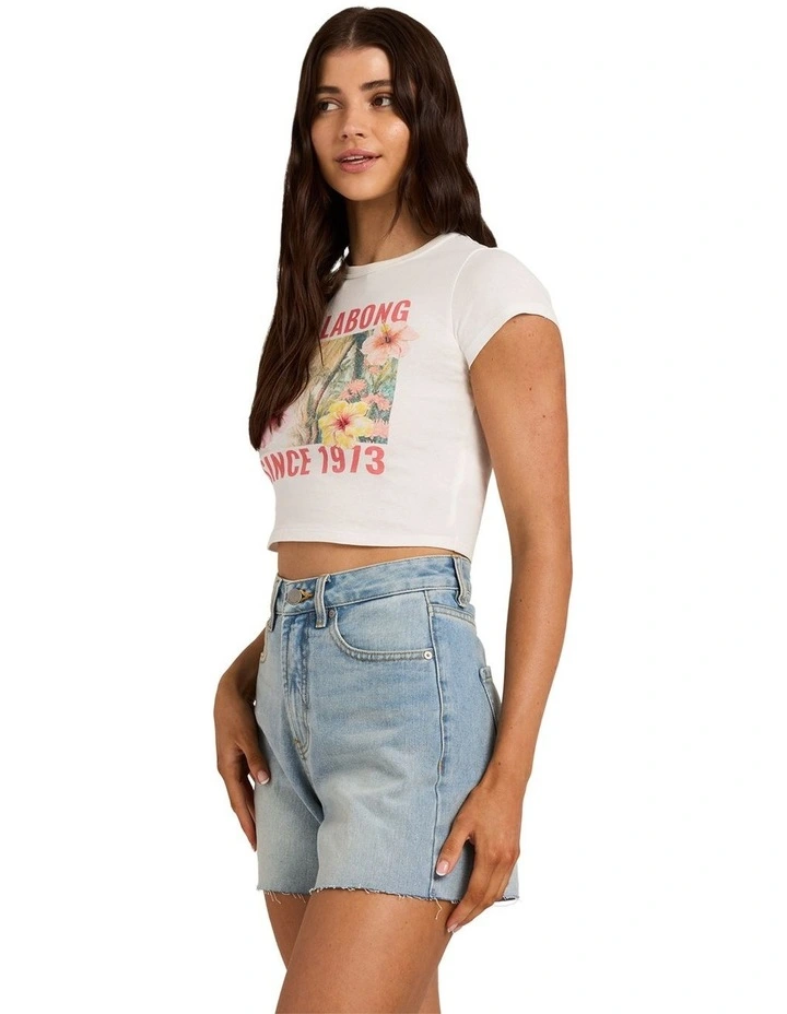 Take A Moment T-Shirt in Salt Crystal image 3