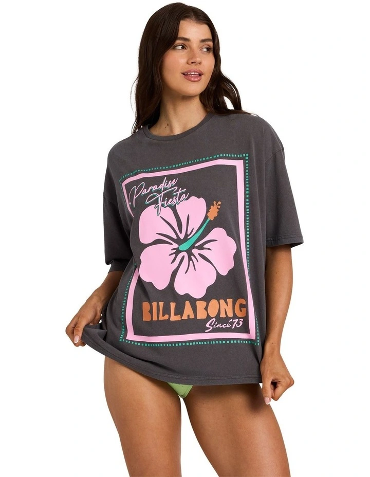 Paradise Fiesta T-Shirt Off in Black image 1