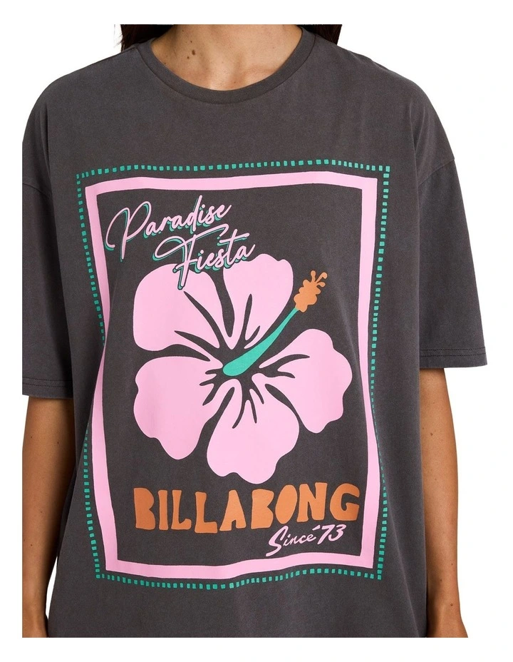Paradise Fiesta T-Shirt Off in Black image 4