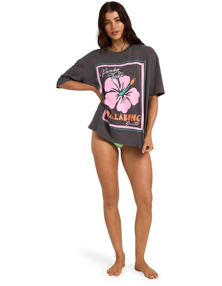Paradise Fiesta T-Shirt Off in Black image 5