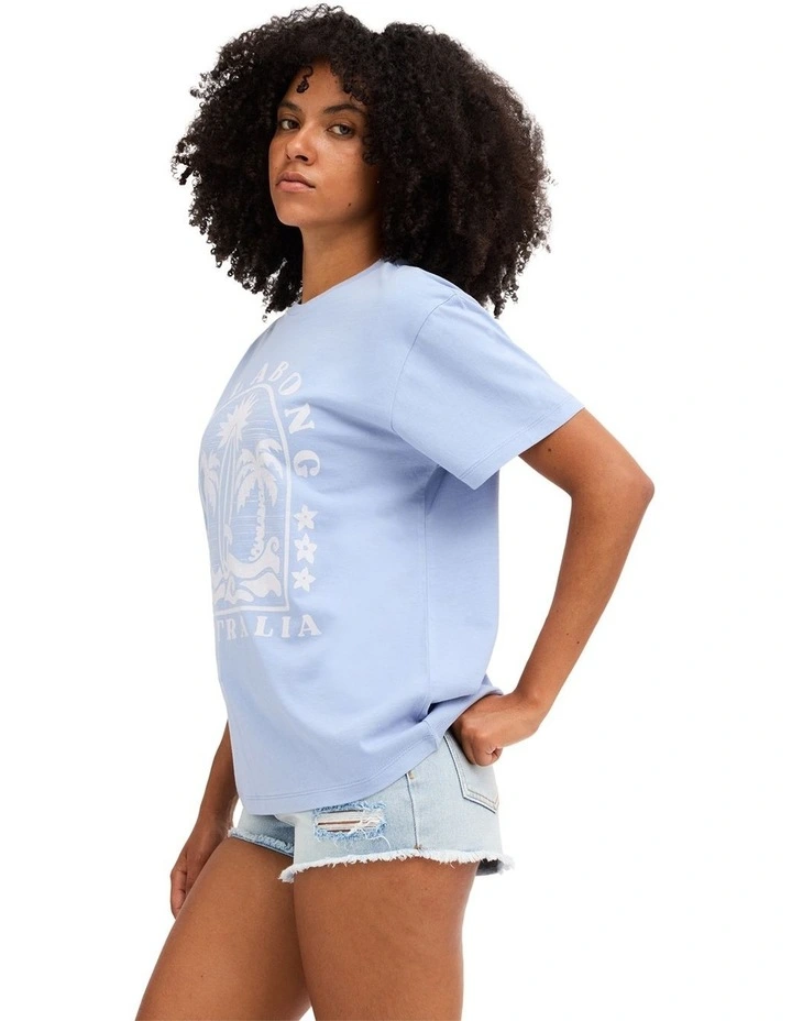 Destination T-Shirt in Blue Bell image 3
