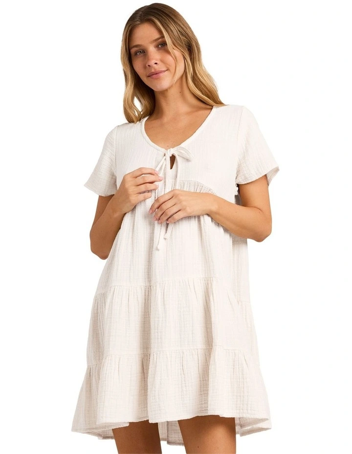 Sutton Mini Dress in Salt Crystal image 1
