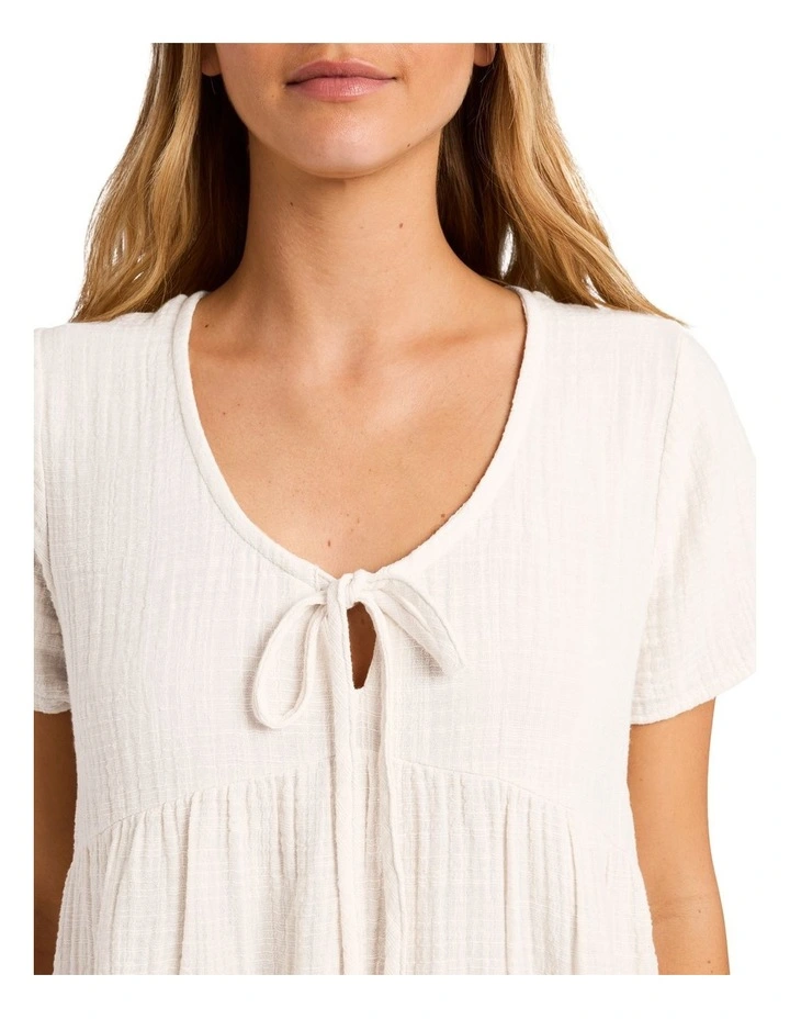 Sutton Mini Dress in Salt Crystal image 4