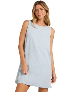 Marisol Mini Dress Sky in Gray