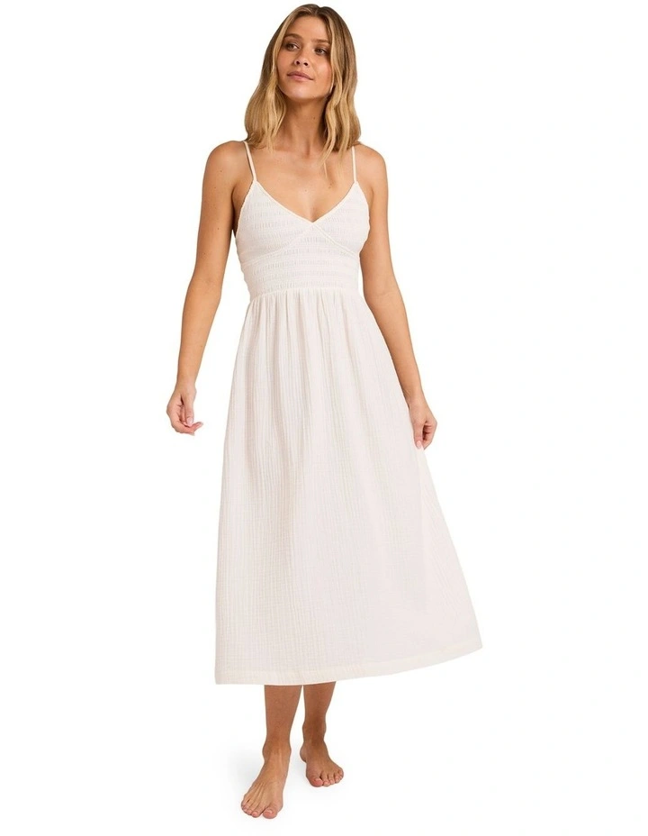 Such A Trip Midi Dress in Salt Crystal image 1