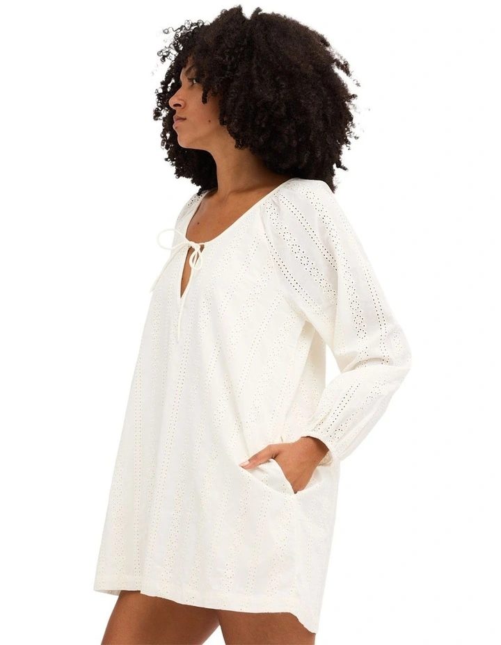 Sweet Solace Mini Dress in Salt Crystal image 3