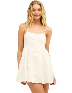 Sunny Mini Dress in Salt Crystal