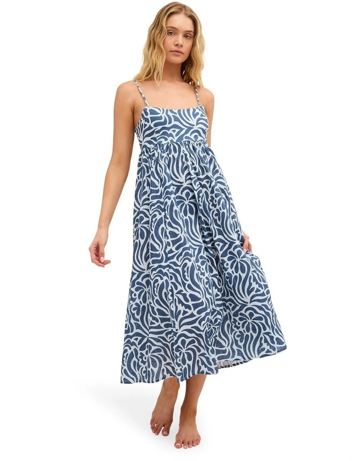 Oasis Maxi Dress Dusk in Blue image 5