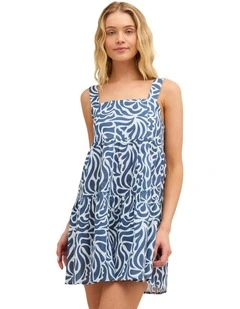Oasis Mini Dress Dusk in Blue