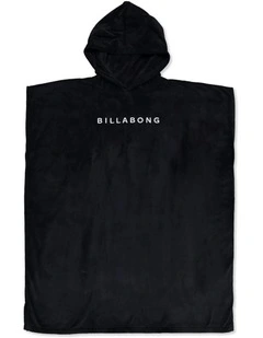 Pacific Hooded Towel in Black