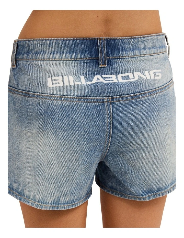 Dream On Denim Shorts in Ocean Wash image 4