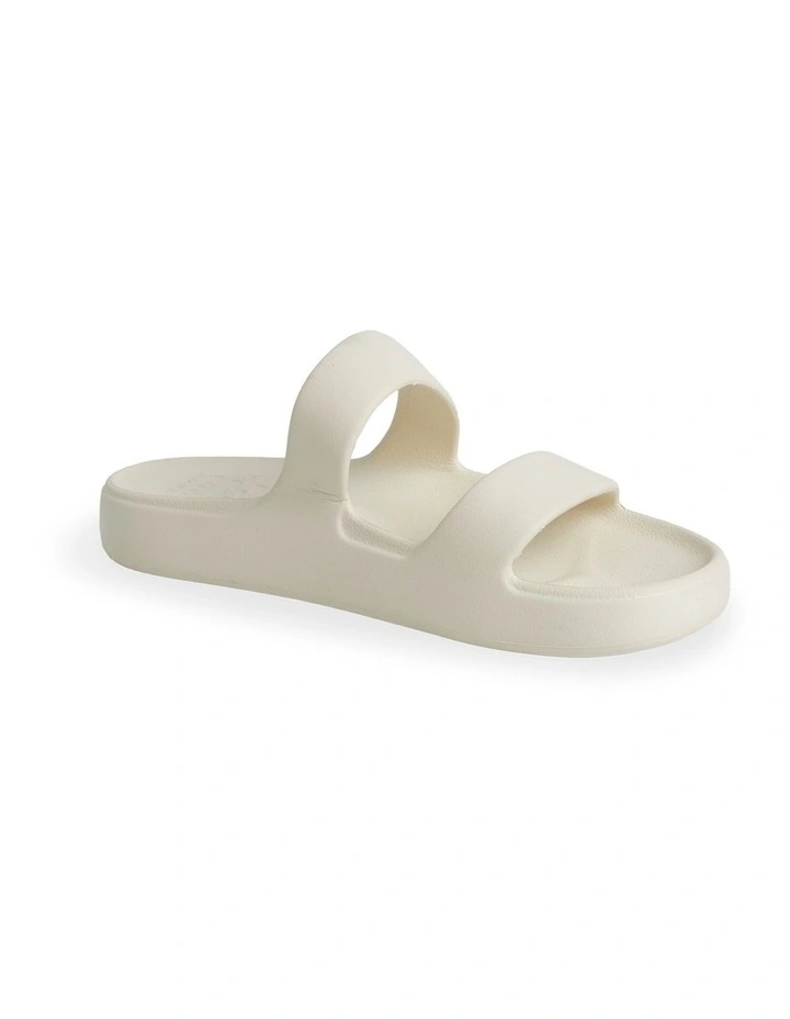 Malibu Recovery Sandals in Whisper White image 1