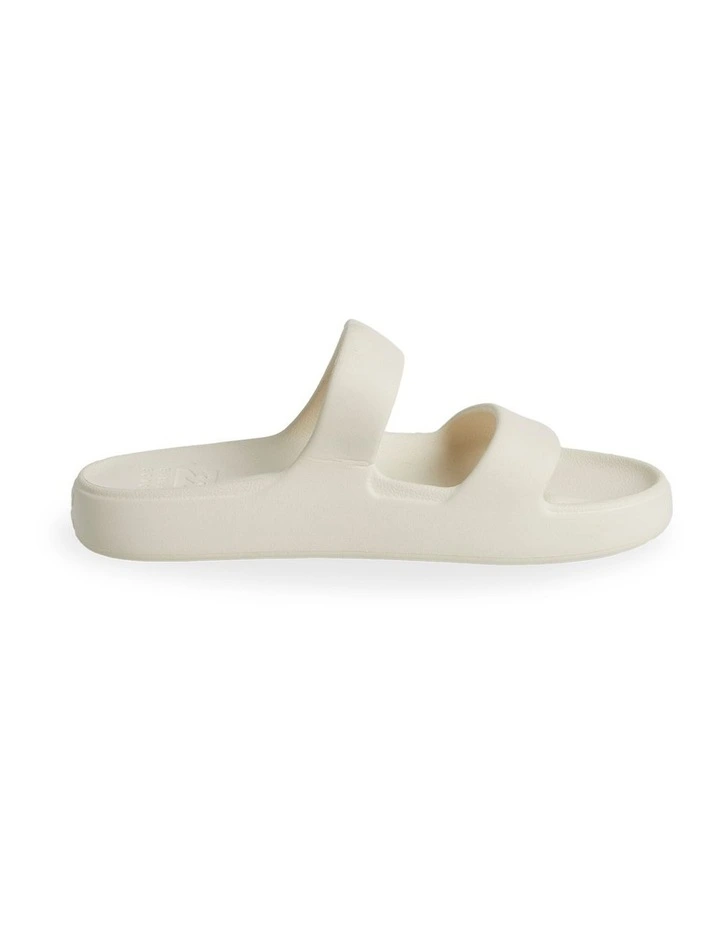 Malibu Recovery Sandals in Whisper White image 3