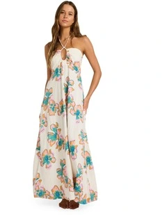 Sweet Escape Sway Away Maxi Dress in Salt Crystal