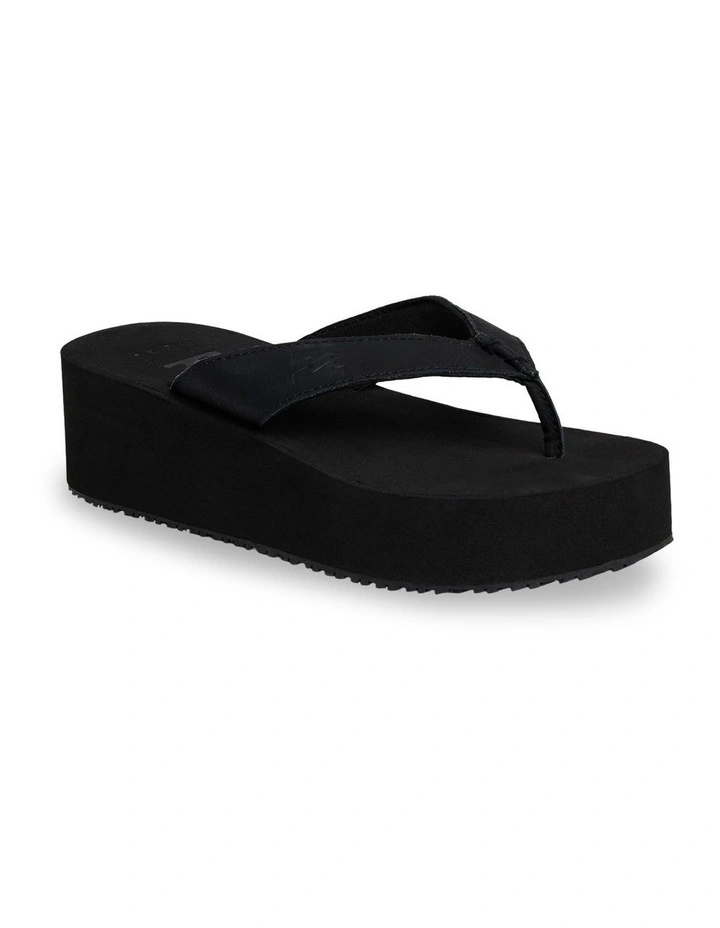 Lola Hi Thongs In Black/Black image 1