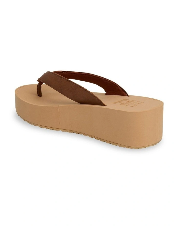 Lola Hi Thongs In Brown/Tan image 2