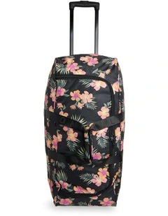 Check In Travel Roller Bag In Black Multi