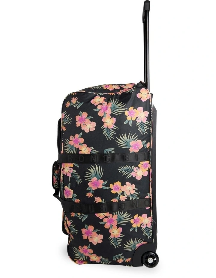 Check In Travel Roller Bag In Black Multi image 3