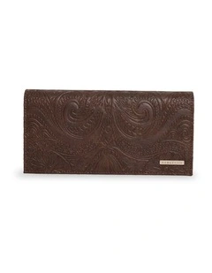 Sunset Rhapsody Beach Wallet In Chocolate Brown