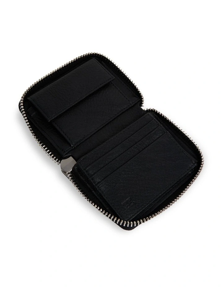 Mini Clutch Wallet In Black image 3