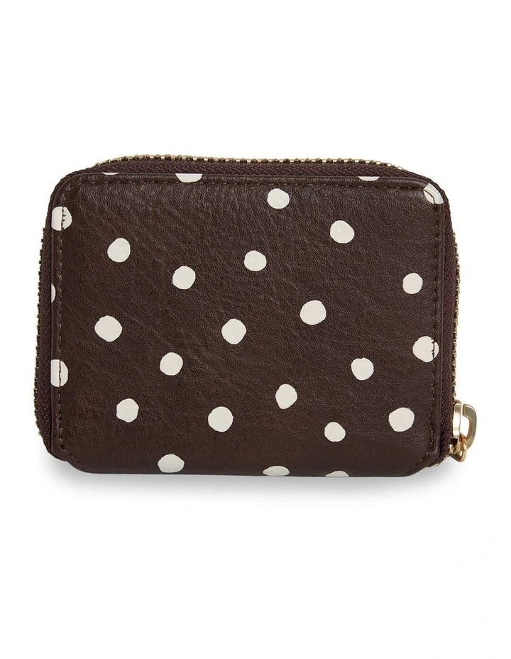 Mini Clutch Wallet In Chocolate Brown image 2