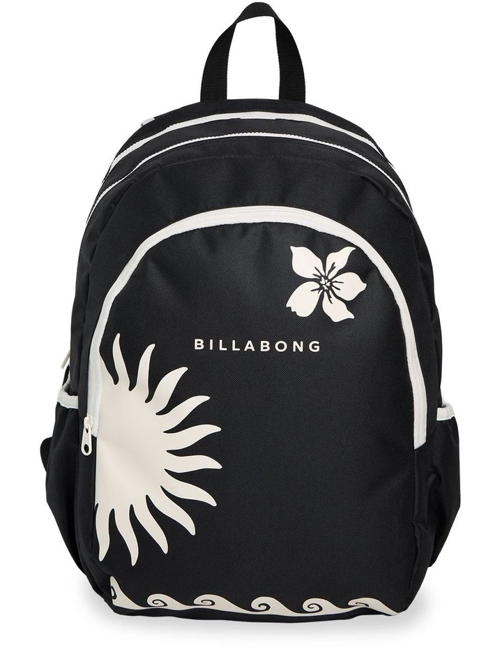 La Lune Mahi Backpack In Black Pebble image 1