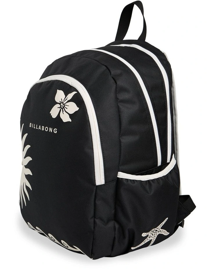 La Lune Mahi Backpack In Black Pebble image 4
