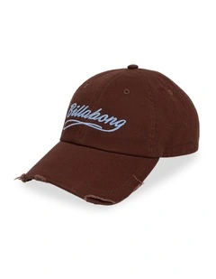 Wild Style Distressed Dad Cap In Teak