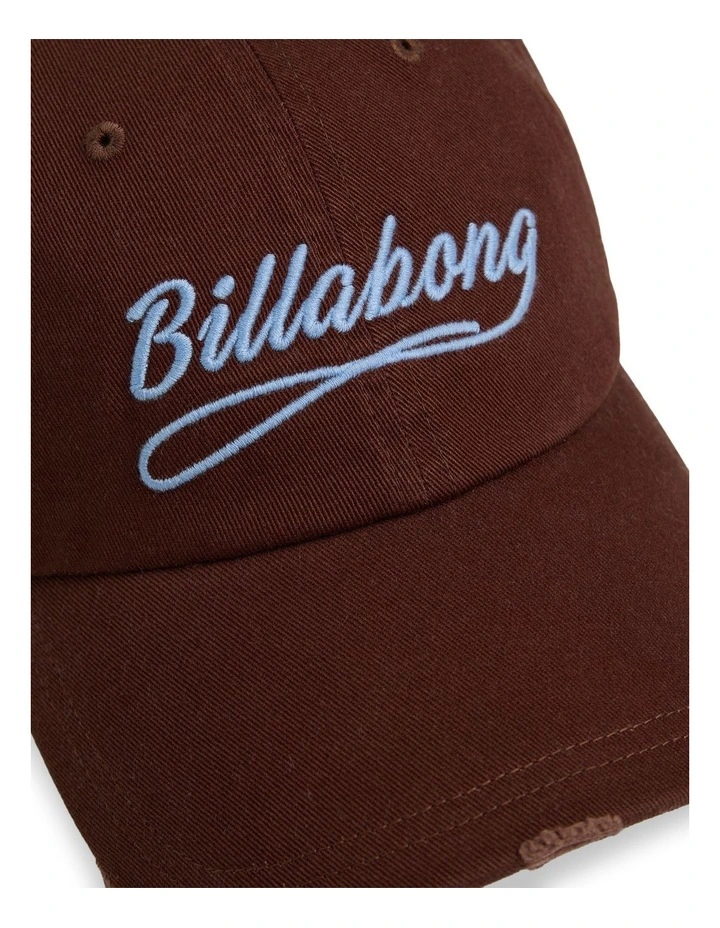 Wild Style Distressed Dad Cap In Teak image 3