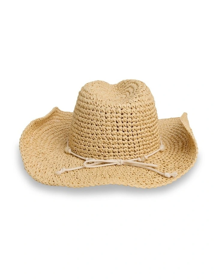 Sahara Muse Straw Cowboy Hat In Straw image 2