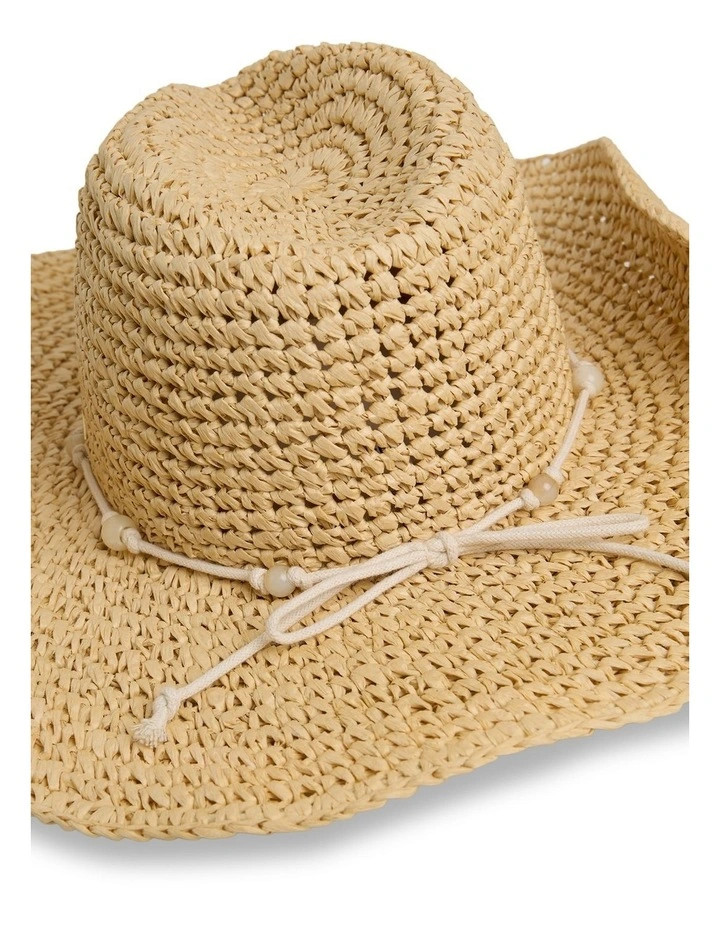 Sahara Muse Straw Cowboy Hat In Straw image 3