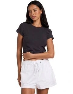 Repeat T-Shirt In Off Black