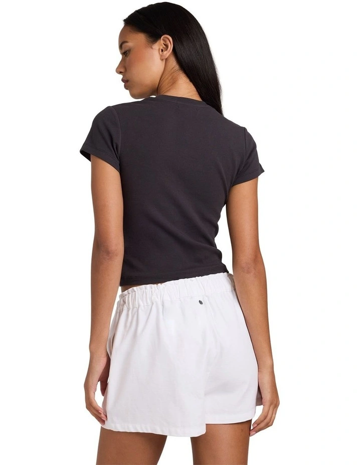 Repeat T-Shirt In Off Black image 2