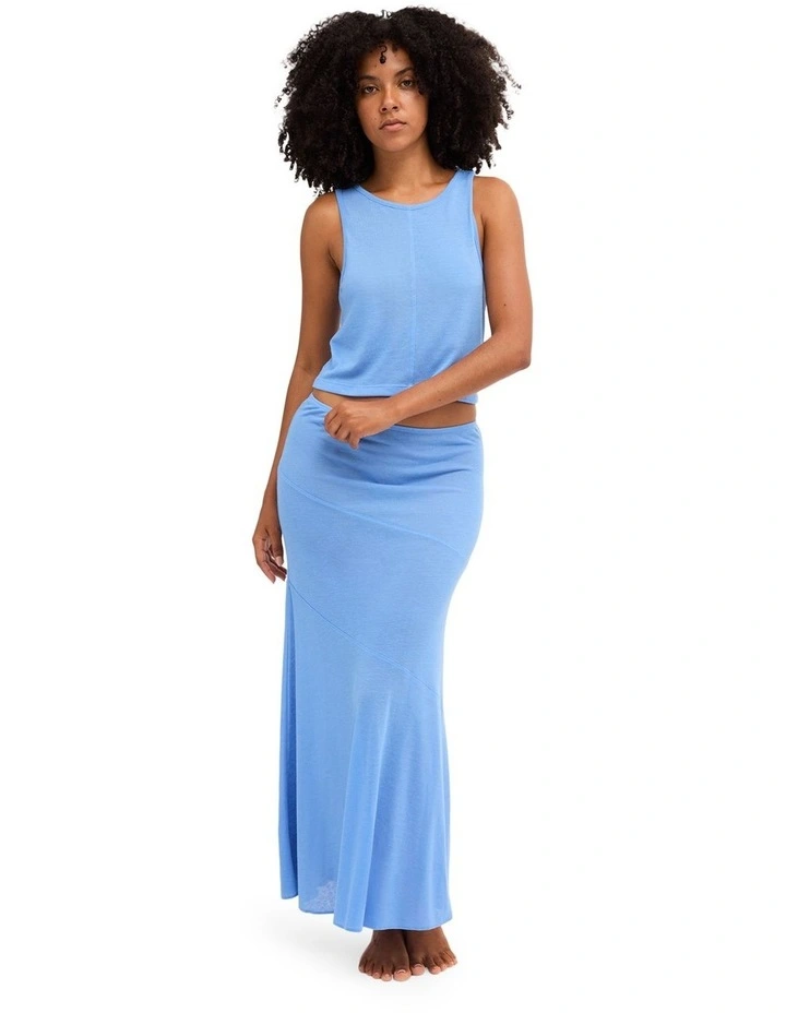 Sea Breeze Tank Top In Azure image 5