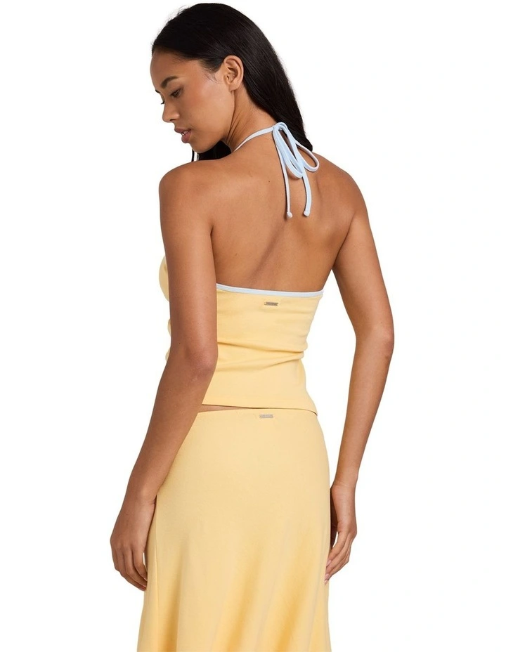 Sunbeam Halter Top In Sunbeam image 2