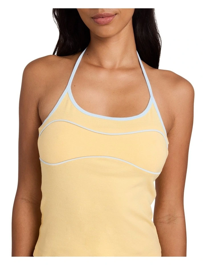 Sunbeam Halter Top In Sunbeam image 4