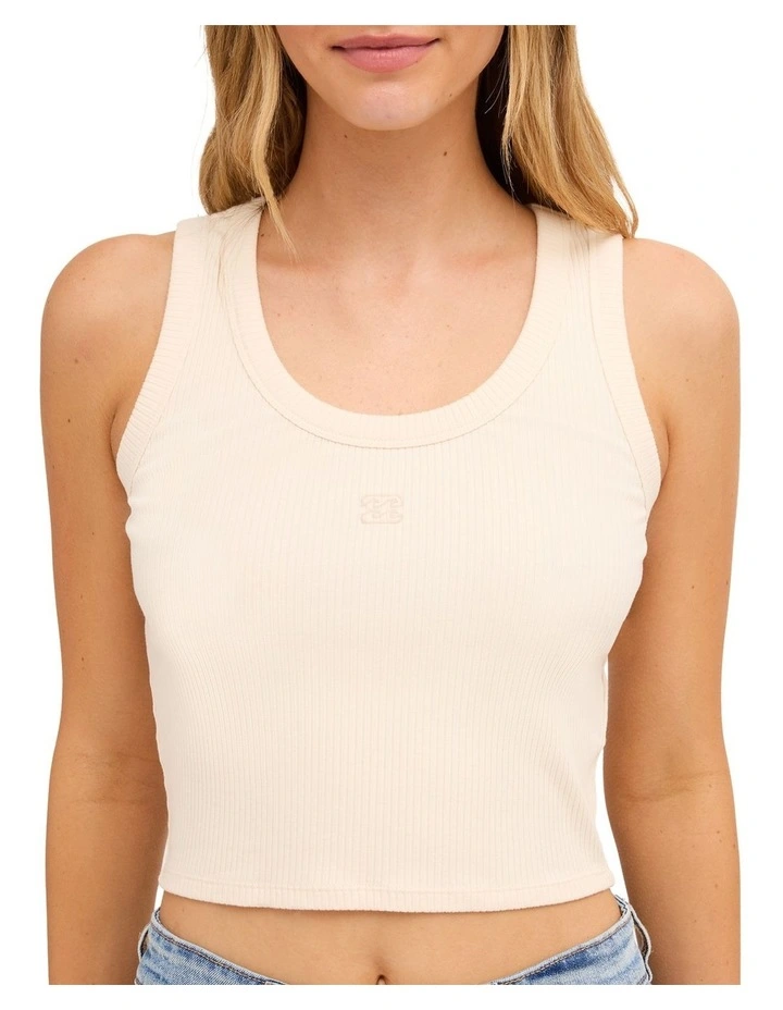 Rerun Tank Top In White Cap image 4